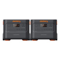 Jackery Explorer 2000 Plus, 2* E2000 Plus, Solar Generator with 4085Wh LiFePO4 Battery 6000W Output, Compatible with Solar Panel for Outdoor RV Camping & Emergency
