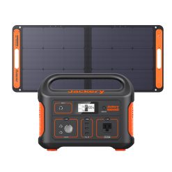 Jackery Solar Generator Explorer 500, 518Wh Portable Power Station Mobile Lithium Battery Pack with 1xSolarSaga 100 for RV Road Trip Camping, Outdoor Adventure